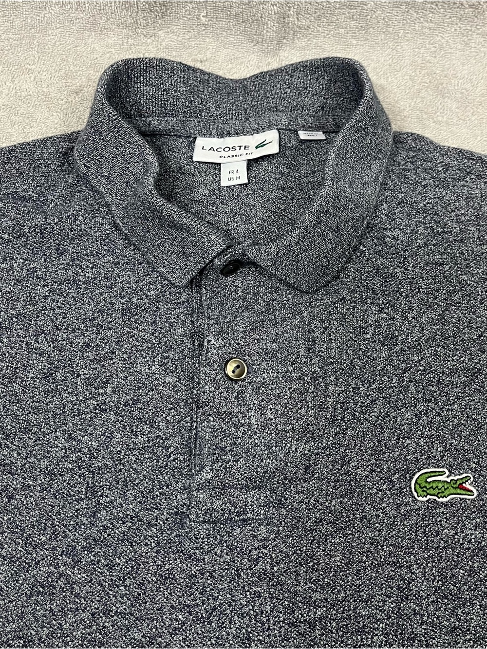 Lacoste Men’s Heather Classic Polo Shirt medium